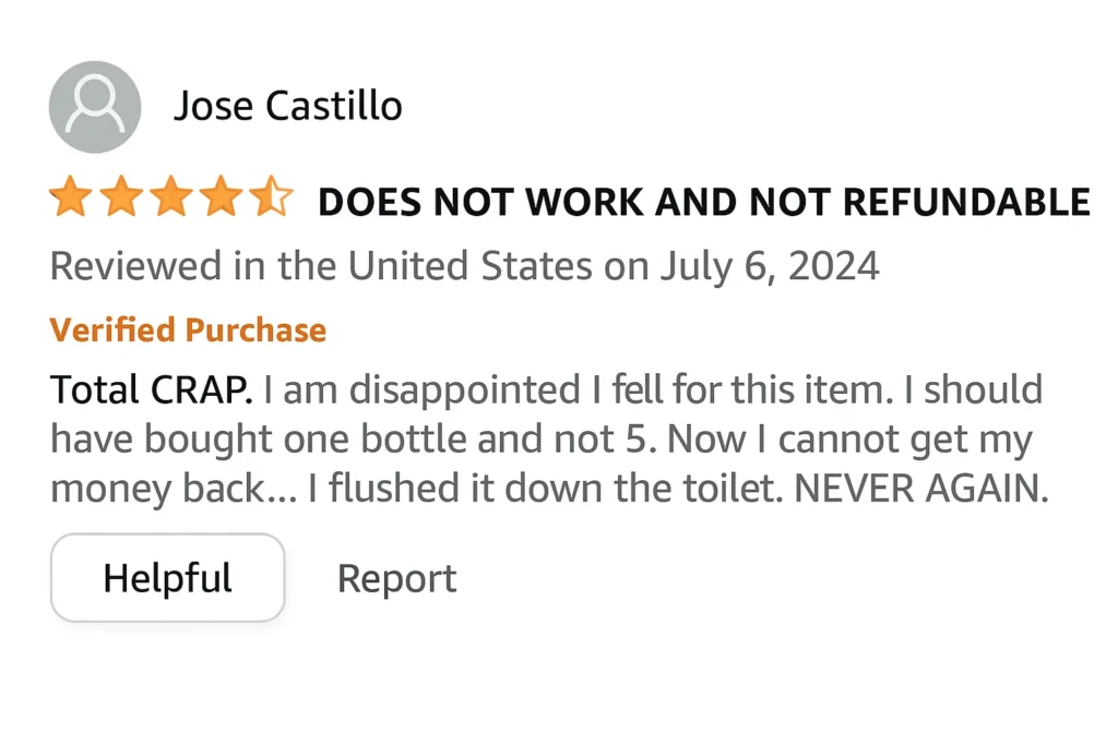 Fake CoreStrength Amazon review