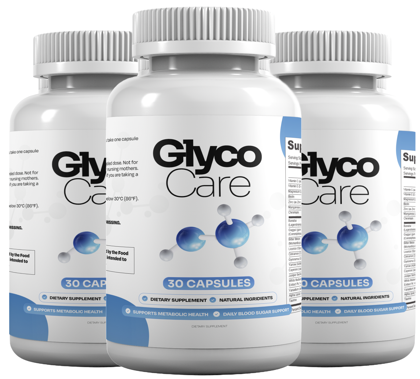 GlycoCare 3 Bottles